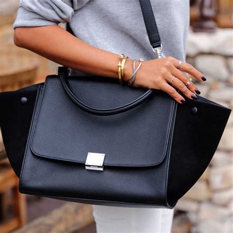 celine trapeze inside|celine trapeze bag price.